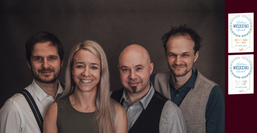 Hochzeitsband Österreich, Liveband Hochzeit, Musik für Trauung, Musik für Agape, Musik für Sektempfang, Musik für Hochzeitsparty, Musik für Eröffnungstanz, Tanzmusik Hochzeit, Band für Hochzeit buchen, Hochzeitsmusik live, Hochzeitsband Steiermark, Hochzeitsband Wien, Hochzeitsband Burgenland, Hochzeitsband Niederösterreich, Hochzeitsband Salzburg, Hochzeitsband Kärnten, Hochzeitsband Oberösterreich, Austropop Band Hochzeit, Partyband Hochzeit, Coverband Österreich, Rockband Hochzeit, Popband Hochzeit, Jazzband Hochzeit, Musikduo Hochzeit, Alleinunterhalter Hochzeit, Musik für freie Trauung, Musik für kirchliche Trauung, Musik für Brautstehlen, Musik für Hochzeitstanz, Musik für Aftershowparty, Musik für Hochzeitsdinner, Emotionale Hochzeitsmusik, Stimmung auf der Hochzeit, Musik für Gänsehautmomente, Livemusik mit Gefühl, Unvergessliche Hochzeitsmomente